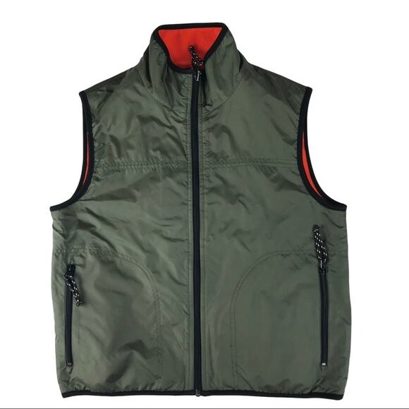 Free Tech Vest Zip Up Sleeveless Womens Green Fleece Size Small - Picture 6 of 9